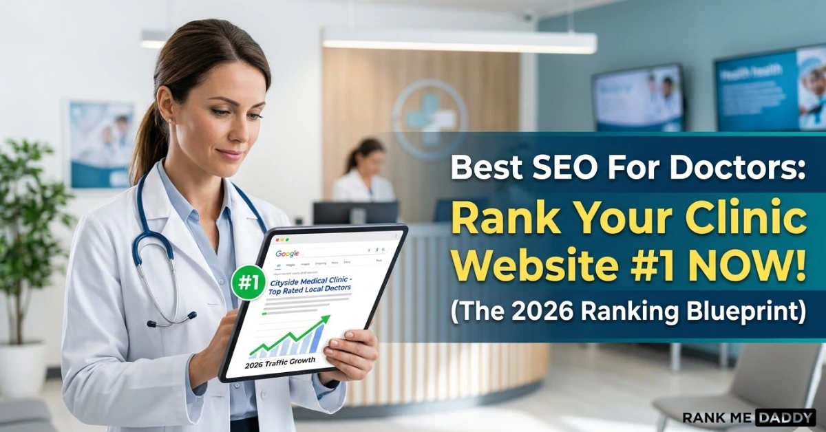 RankMeDaddy.com-Best SEO For Doctors Rank Your Clinic Website 1 NOW The 2026 Ranking Blueprint