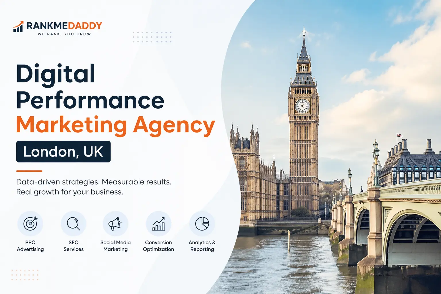 Digital Performance Marketing Agency London, UK-rankmedaddy