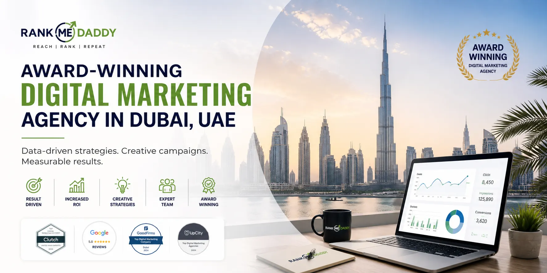 Award-Winning Digital Marketing Agency in Dubai, UAE-rankmedaddy