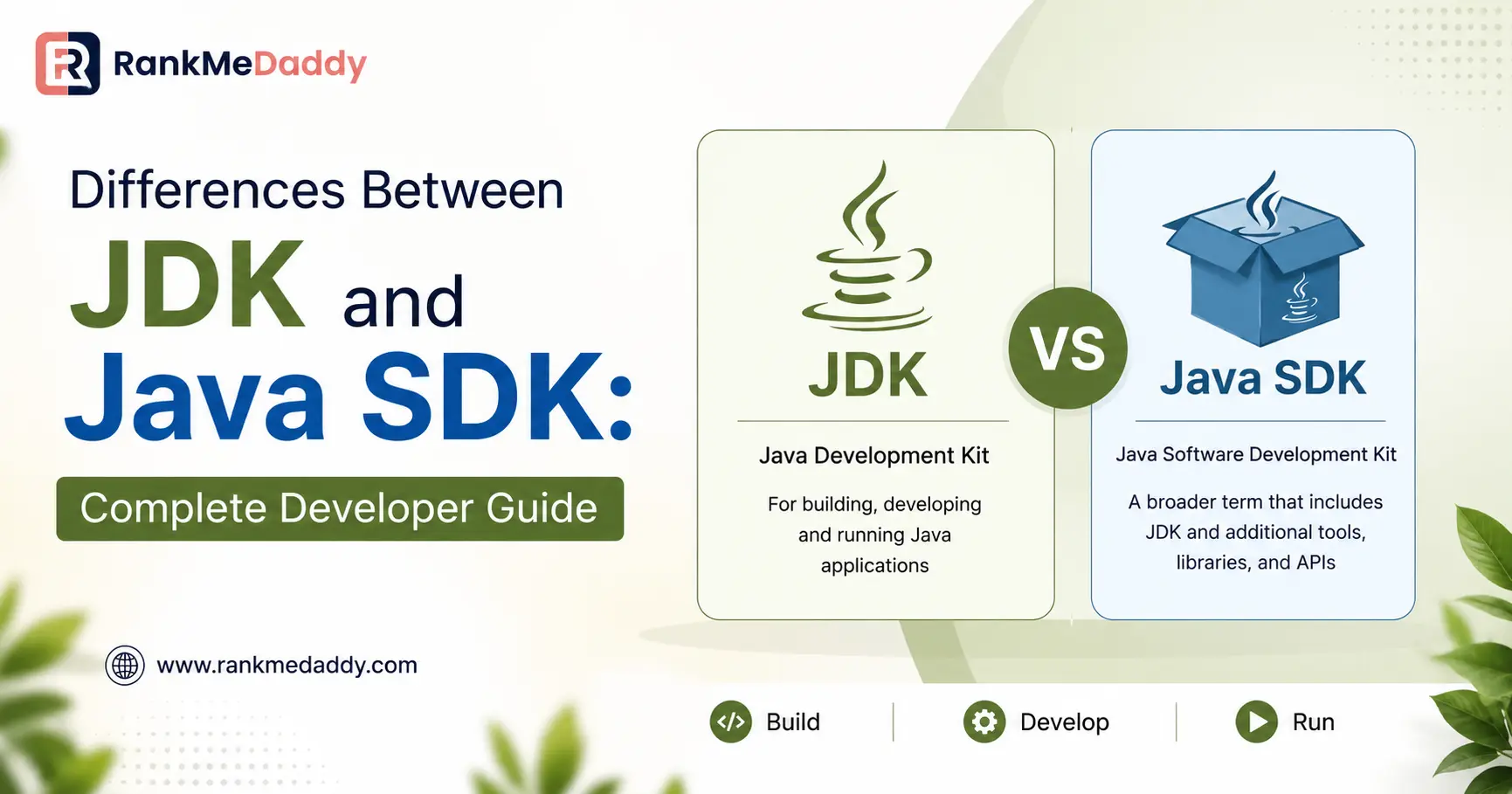 Differences Between JDK and Java SDK Complete Developer Guide-rankmedaddy
