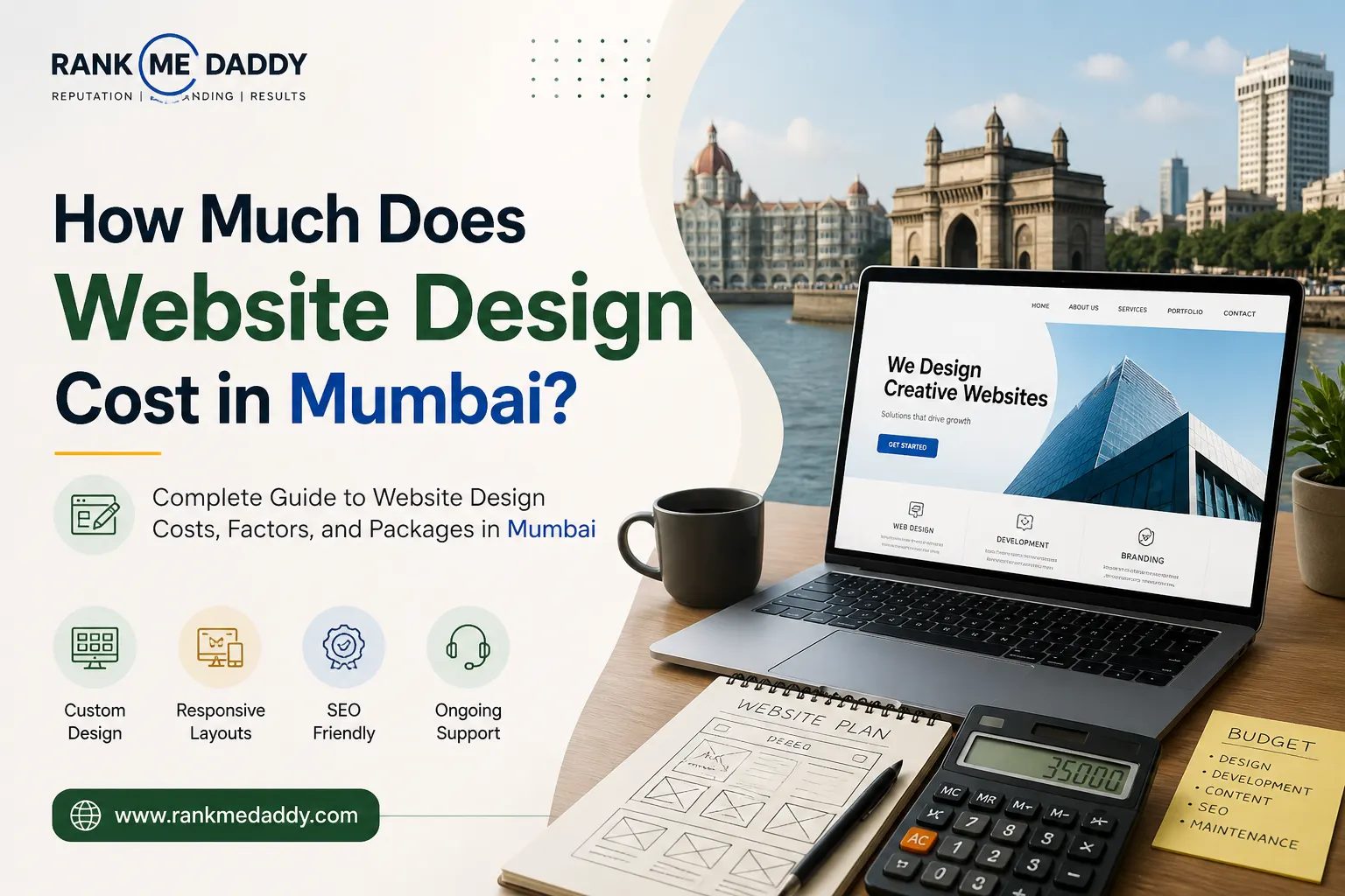 How Much Does Website Design Cost in Mumbai-rankmedaddy