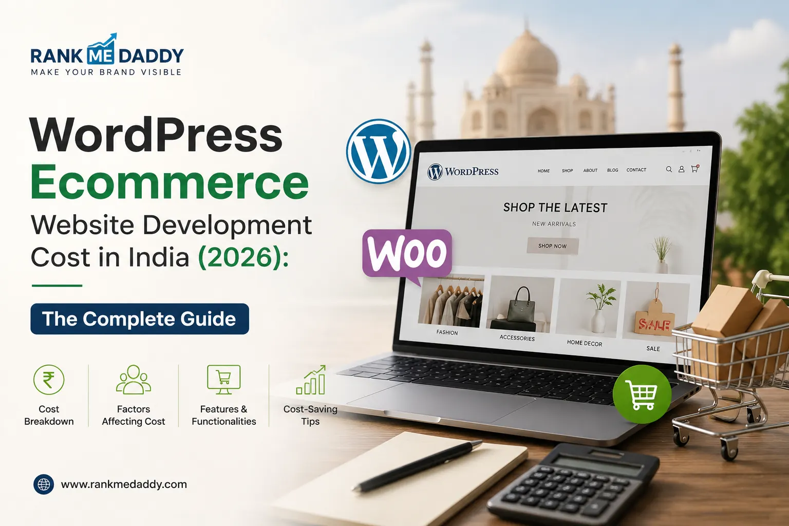 WordPress Ecommerce Website Development Cost in India (2026) The Complete Guide-rankmedaddy