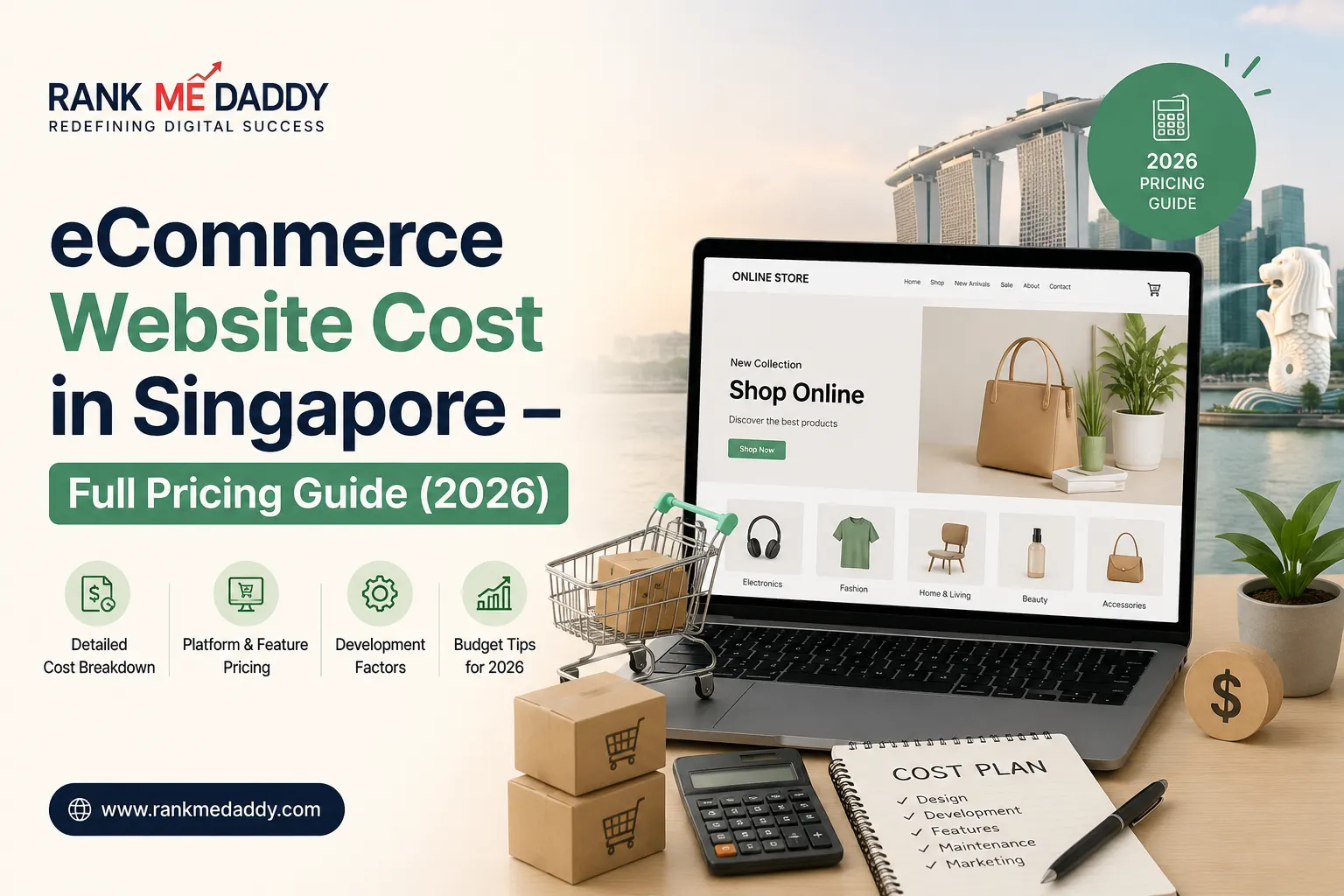 eCommerce Website Cost in Singapore – Full Pricing Guide (2026)-rankmedaddy