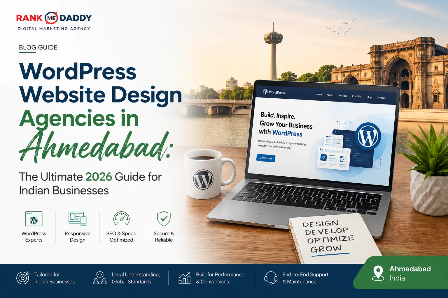 wordpress website design agencies ahmedabad-rankmedaddy