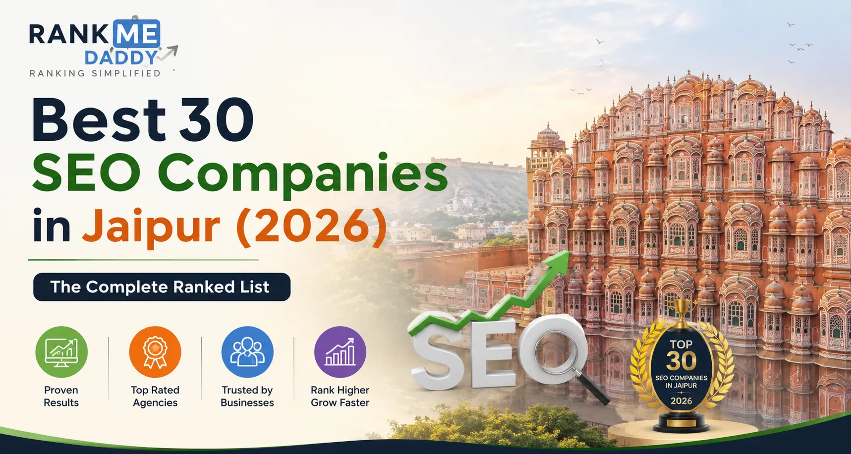 Best 30 SEO Companies in Jaipur (2026) The Complete Ranked List-rankmedaddy