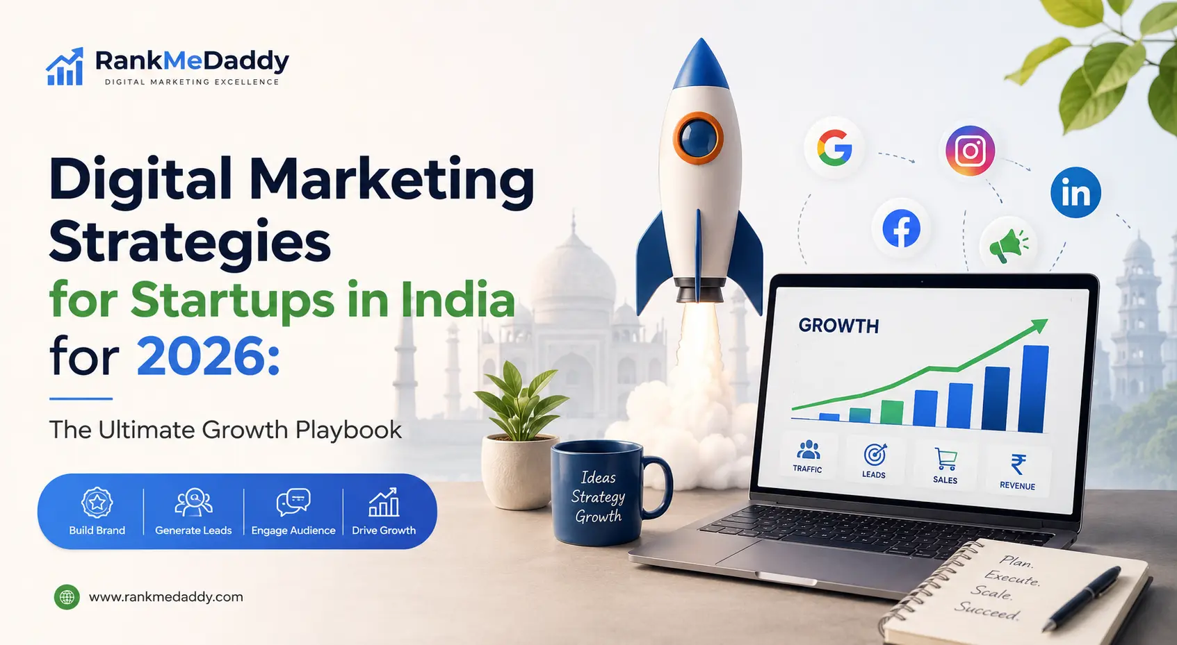 Digital Marketing Strategies for Startups in India for 2026 The Ultimate Growth Playbook-rankmedaddy
