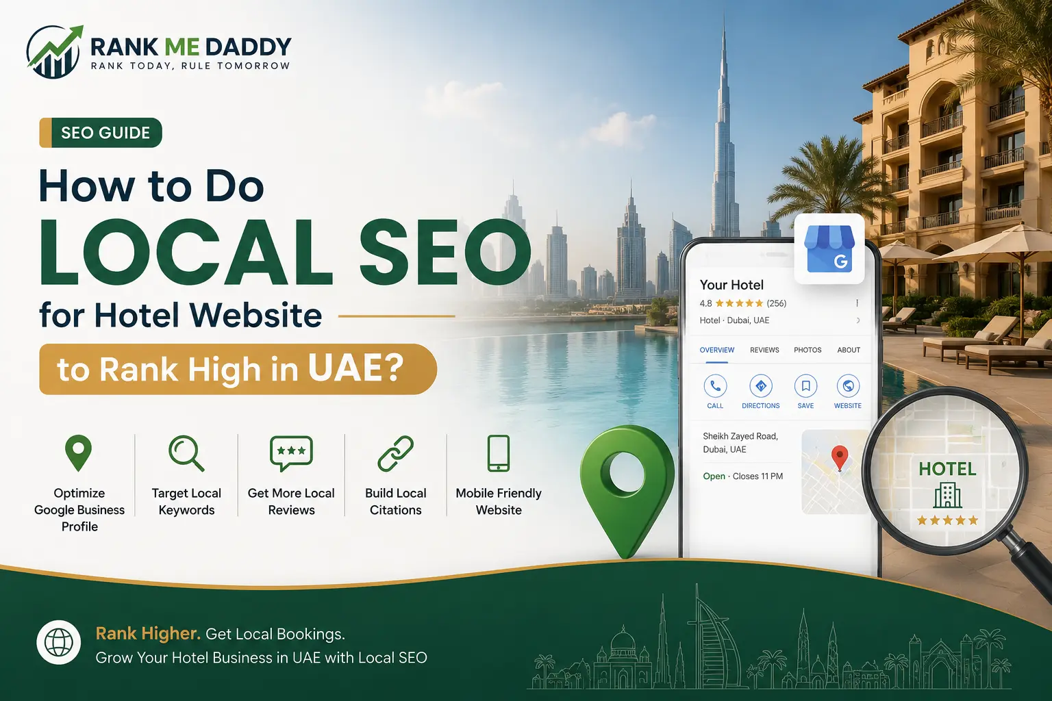 How to Do Local SEO for Hotel Websit to Rank High in UAE-rankmedaddy
