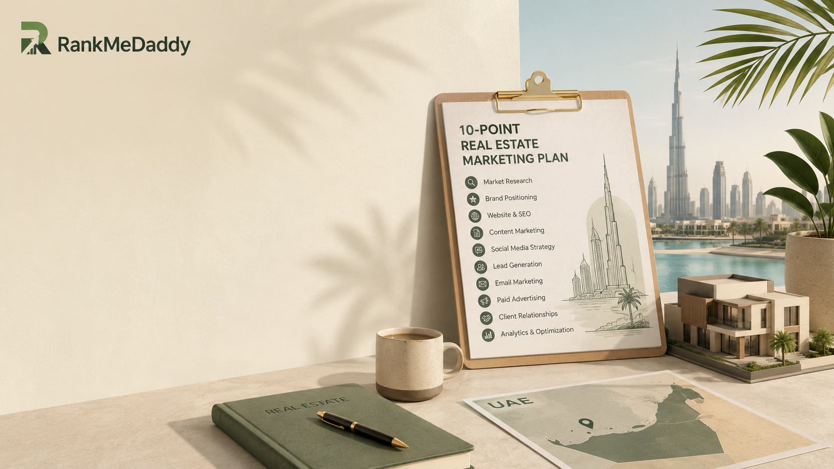 The 10-Point Real Estate Marketing Plan Every UAE Agent Should Use-rankmedaddy