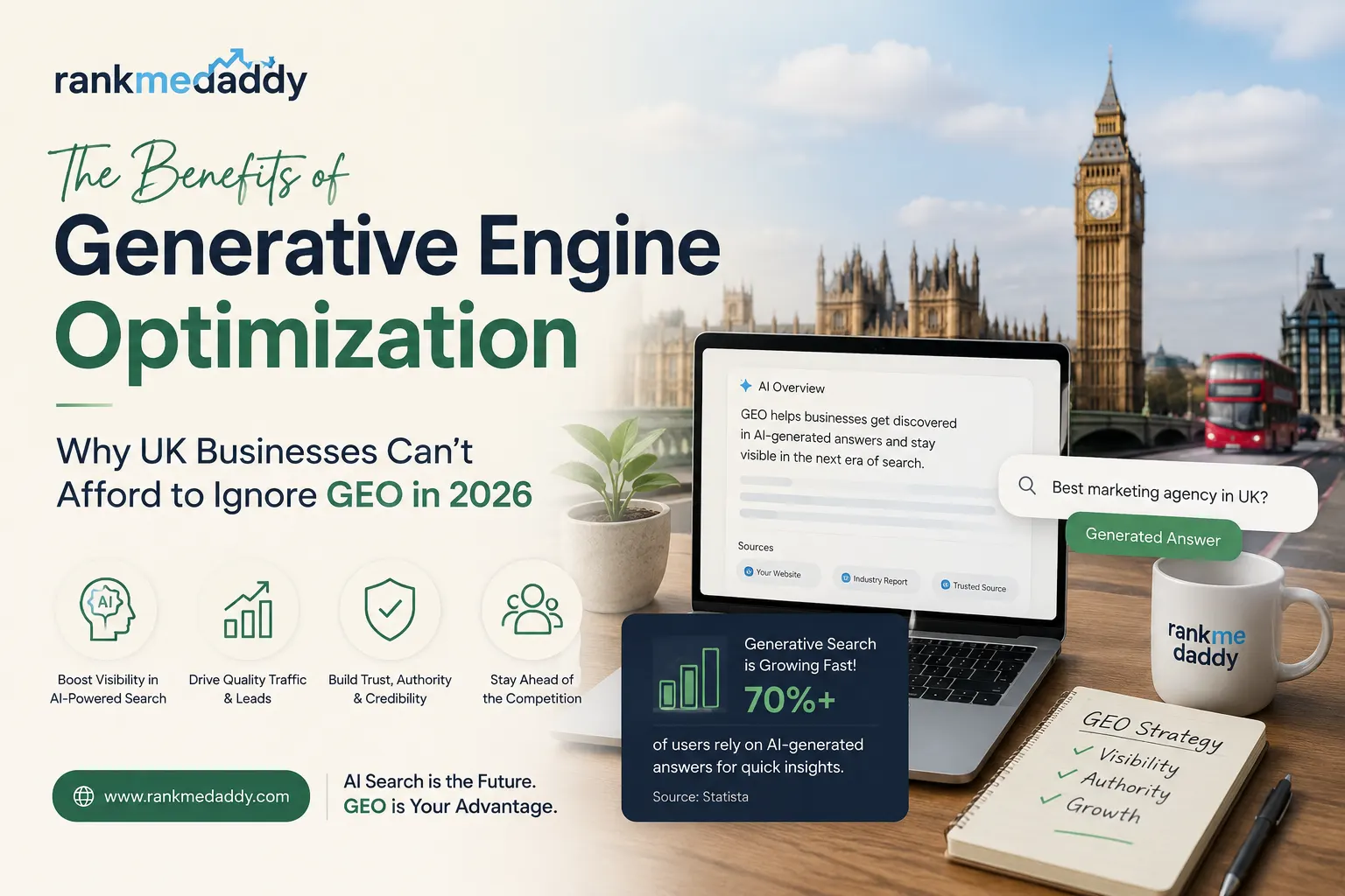 The Benefits of Generative Engine Optimization Why UK Businesses Can't Afford to Ignore GEO in 2026-rankmedaddy