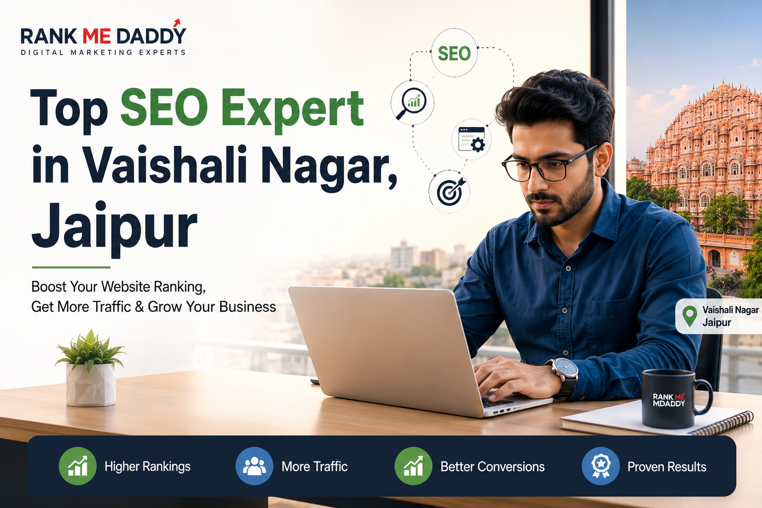 Top SEO Expert in Vaishali Nagar, Jaipur-rankmedaddy